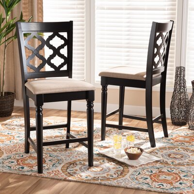 Sherborn Solid Wood 25"" Counter Stool -  Alcott HillÂ®, 53850AD043014D6D89CB8154957455A0