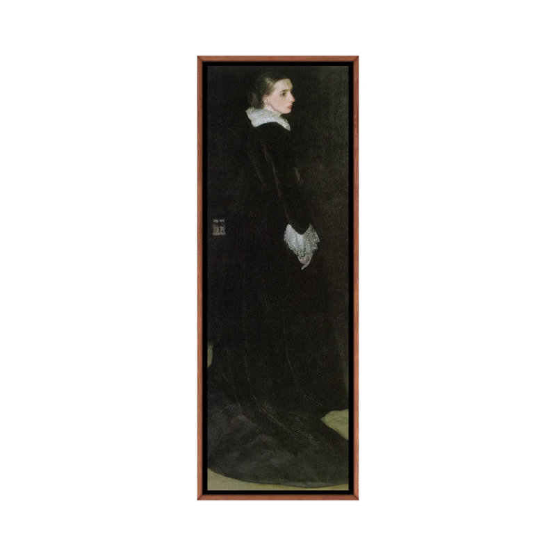 Print, 91.44 cm H x 30.48cm W x 4.445cm D, Classic Wood