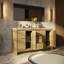 Ensemble de meuble-lavabo double l 60 po x P 20 po Lafarre-1016465249-1016465254