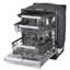 Powersteam Stainless Steel Dishwasher, Transitional Design