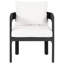 Outdoor Dining Armchair with Cushions