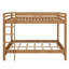 Lit superposé en bois avec échelle-1981352996