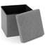 Contemporary Practical Linen Storage Boxes Grey-1918931153
