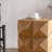 23.62"H Three-dimensional Embossed Pattern Design Retro Coffee Table