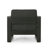 Bay Mp1 Dark Gray Aluminium Outdoor Leisure Chair, Club Style, 32 In. Depth, 27.5 Width, 25.35 Height Gray, Height, 27.46 Lb