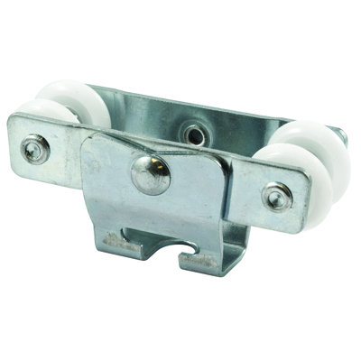 Porte de poche ou de placard, Acme, montée sur le dessus, quatre roulettes de 7/8 po, convient aux portes Acme (paquet simple)