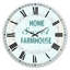 Farmhouse Florals III - Horloge murale Farmhouse-50581853-50581854