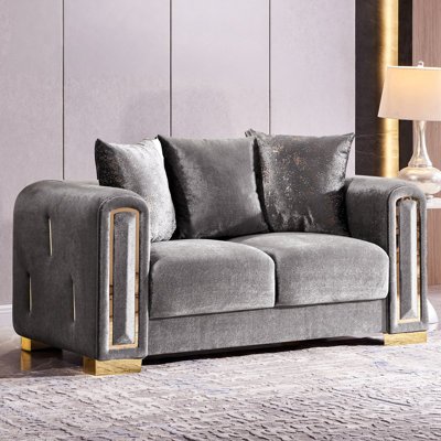 Foehr 66.5'' Velvet Loveseat