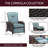 Amarys Metal Outdoor Lounge Chair-1385322917