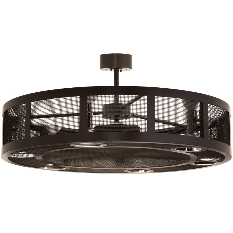 48" Wide Paloma Golpe Chandel-Air, 22" H x 48" W x 48" D, Timeless Bronze