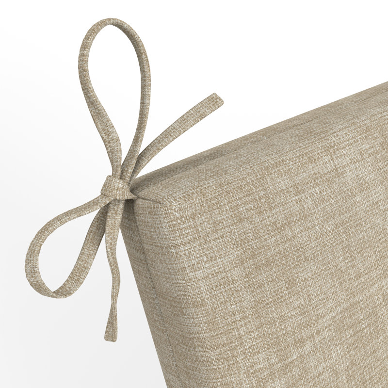 Coussin de chaise longue à dossier uni intérieur / extérieur Latitude Run®, Bleu