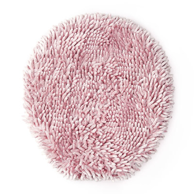 TOWN & COUNTRY BASICS Spa Step Noodle Solid Bathroom Washable Toilet Lid