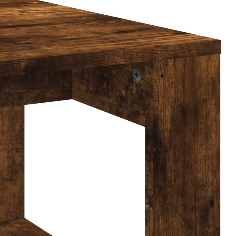 Ocia Sled Coffee Table, Smoked Oak