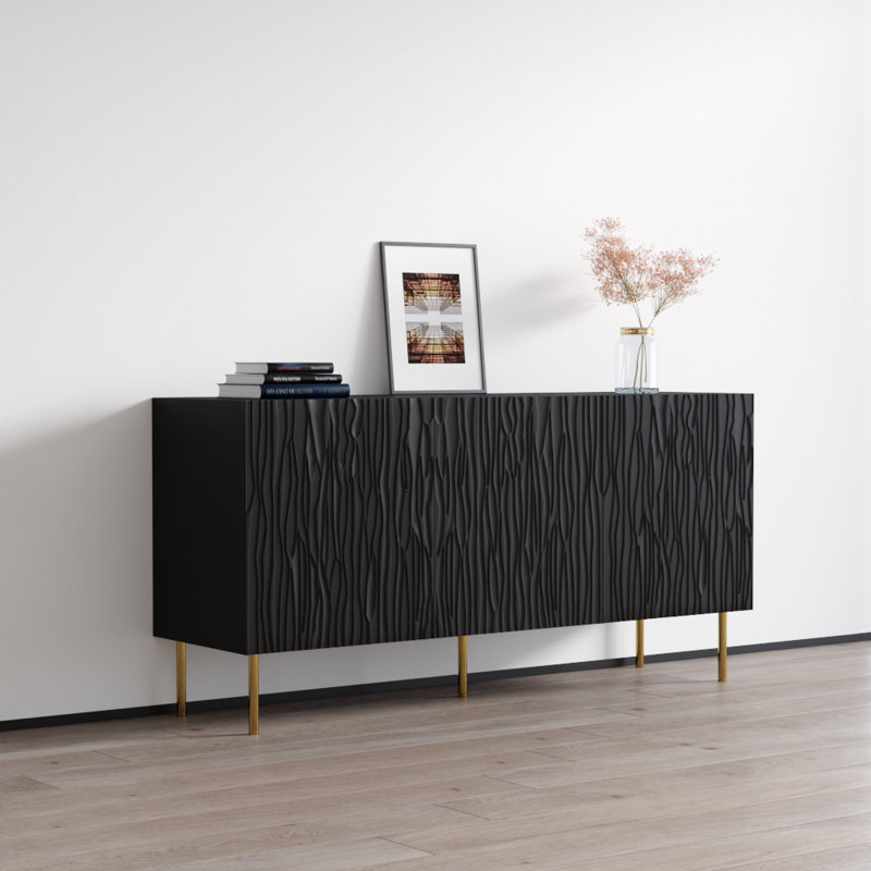 Buffet de 59,8 po Wareham, Noir