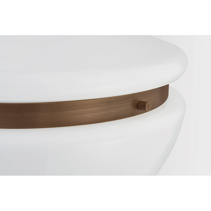 Luminaire suspendu Barryville, H 20,25 po x l 15,75 po x P 15,75 po, 25 W