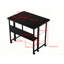 Petit bureau d'écriture pliable pour bureau à domicile, table d'étude noire de 31,5 pouces | Idée de cadeau-1112979203