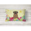 Coussin bullmastiff de pâques œufs