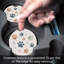 Paquet de 2 sous-verres Paw Prints