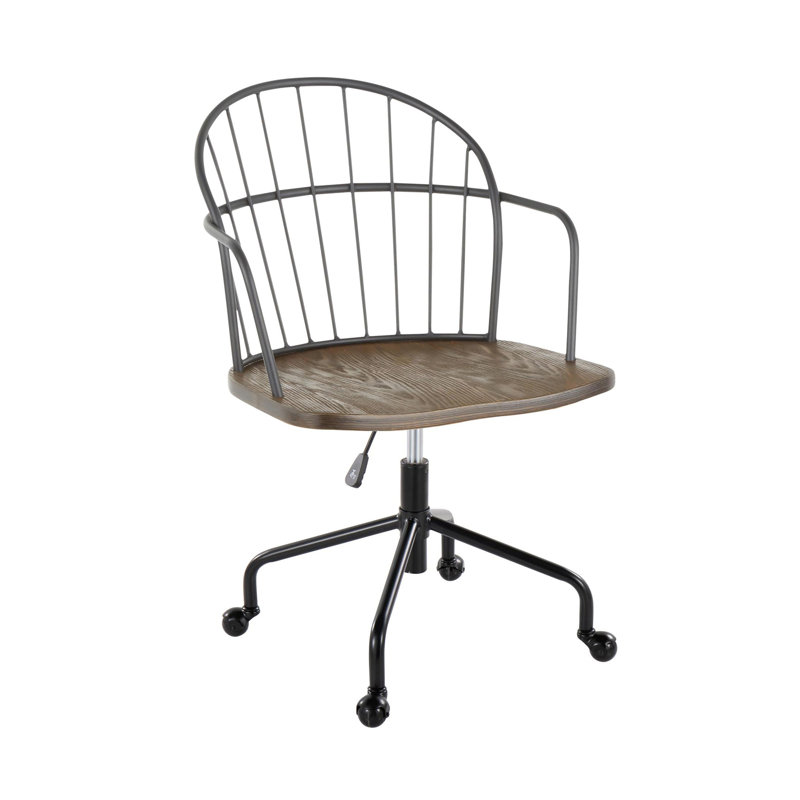 Chaise de travail Kenteria, Noir