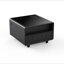 Table d'appoint moderne et intelligente avec réfrigérateur intégré, charge sans fil, contrôle de la température, prise de courant, ports USB, protection de prise, lumière à induction