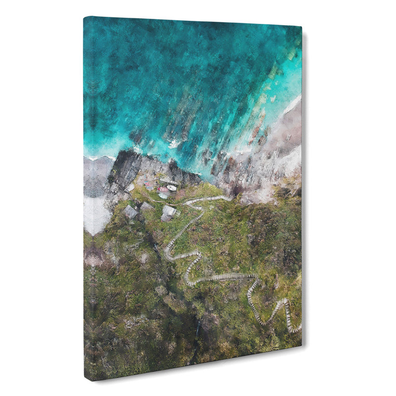High Above Asturias In Spain - Wrapped Canvas, 60cm H x 40cm W x 3cm D