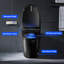 Toilette Smart Bidet Smart Ipx4 imperméable, couvercle à ouverture automatique, système de chasse puissant, contrôle de la température de séchage à chaud, toilette Smart One-126707843