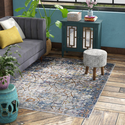 Modway Minu Distressed Persian Medallion Area Rug