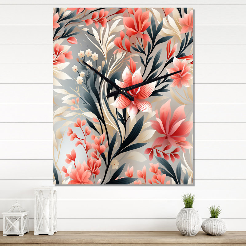 Horloge murale tropicale Subdued, Petit