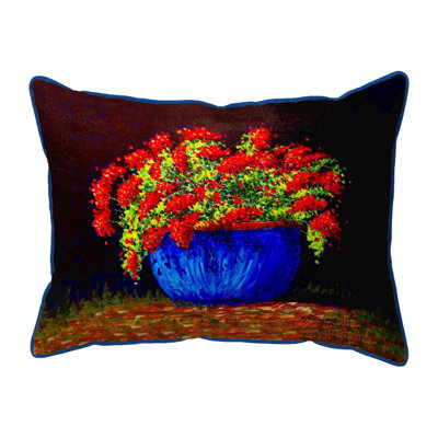 Housse et insert de coussin décoratif rectangulaire en polyester pour l'extérieur