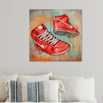 « cerise kicks », art sur toile Samir