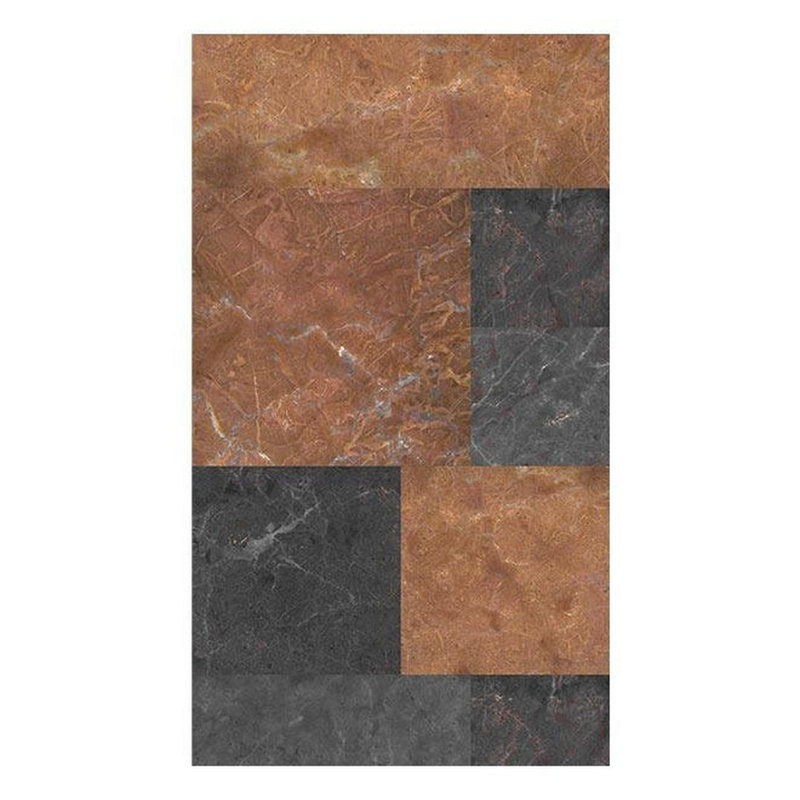 Rouleau de papier peint L 32,8 pi x l 19 po Alihan, Brun