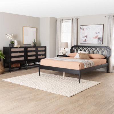 Ensemble de chambre à coucher grand lit 4 pièces Kedzie Baxton Studio Florica