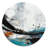 Exploring Boho Simplicity III - Abstract Round Wall Art on Metal-1519056912