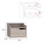 Table de chevet flottante, table de bout et table d'appoint Busan-676821605