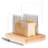Bread Slicer, Bread Slicer For Homemade - Bread Cutting Guide Adjustable, Stainless Steel Slicing Guide, Durable And Stable Wooden Structure With Bread Knife