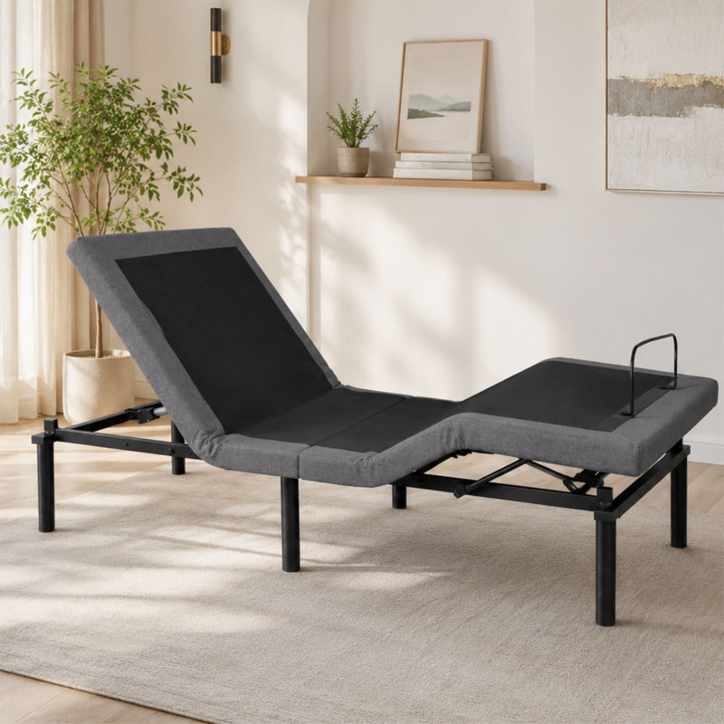 Structure de lit ajustable avec télécommande sans fil Olivia
