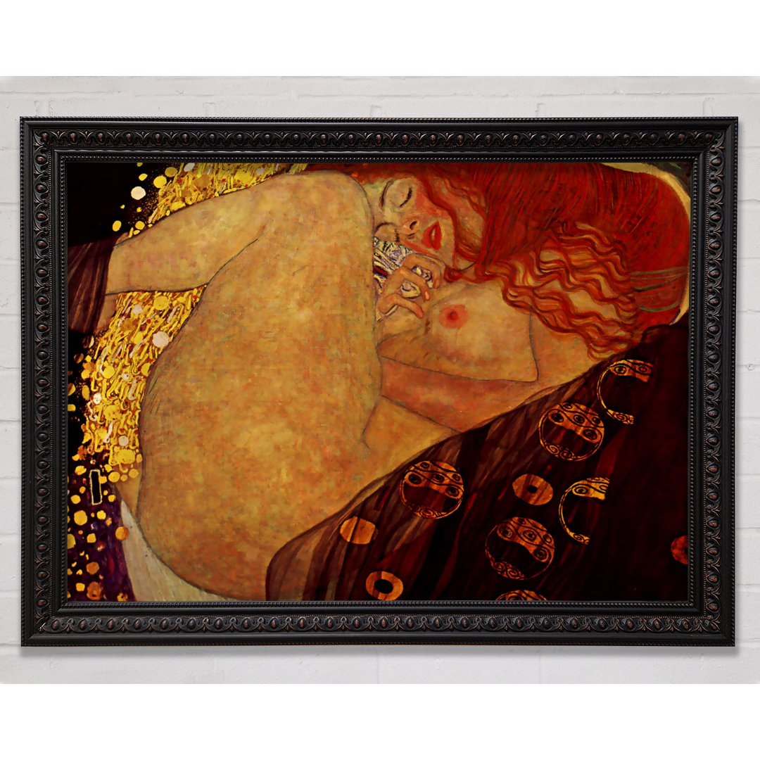 Klimt Danae - Einzelner Bilderrahmen Kunstdrucke