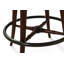 Simple Pleasures Swivel Upholstered Stool with Solid Wood Frame