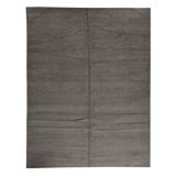 Silk Area Rug in Dark Gray