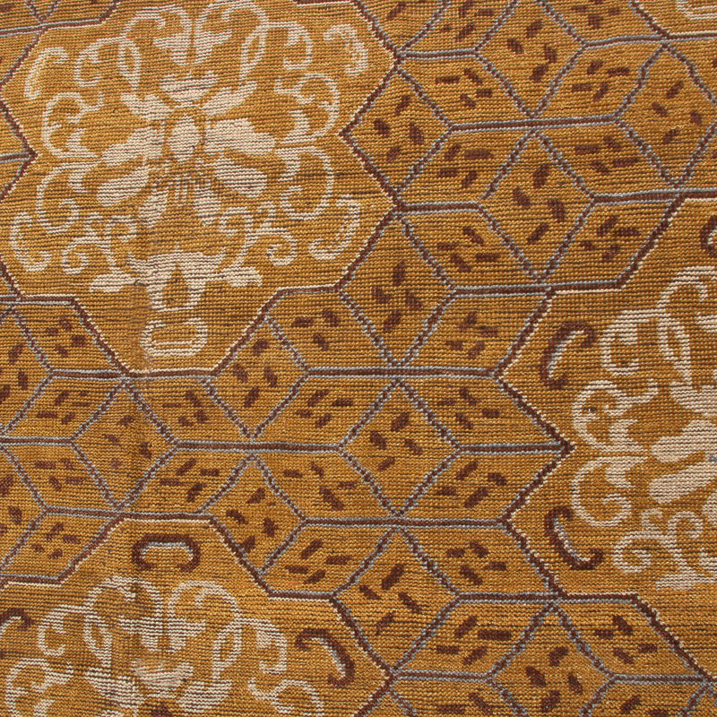Burano Handmade Kilim Wool Geometric Area Rug, Rectangle 6' x 8'