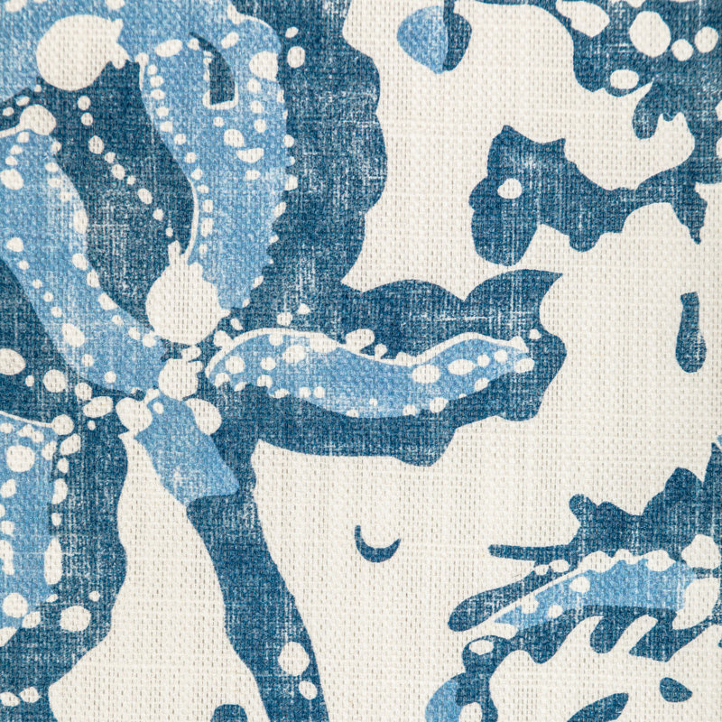 Manoir Weymouth Cotton Blend Performance Fabric, Indigo