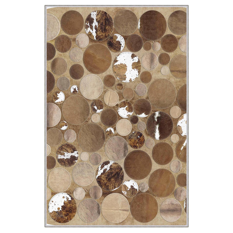 Stylish Hall Carpet (3.3 x 4.9 ft), 100% Polyester, 0.3 in Pile Height | Antibacterial, Non-Slip PVC Dot Underside | Woven Design with 3D Digital Printing | Machine Washable, Perfect for Home Décor & Comfort