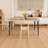 63" Rustic Industrial Dining Table | Natural Wood Top & Iron Legs | Seats 6-8 | Modern Farmhouse Design