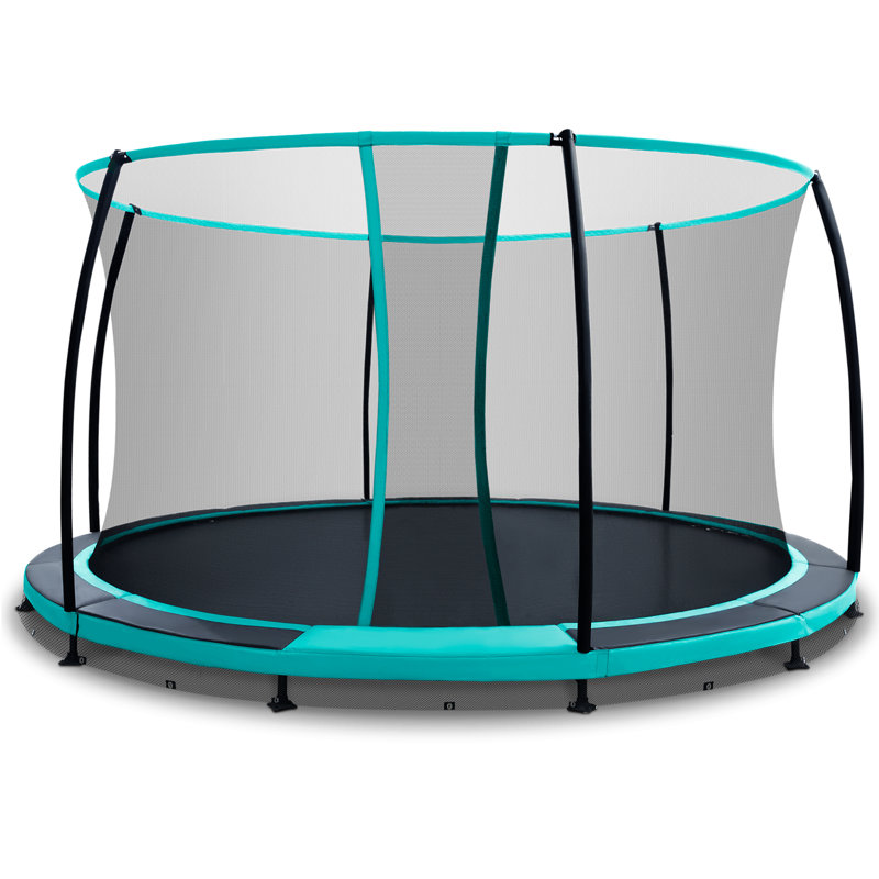 Trampoline dans la cour pour enfants avec filet de sécurité No-Gap, 12'