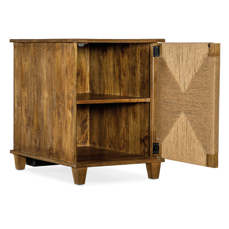 Buffet décoratif 1 porte en bois massif Commerce and Market