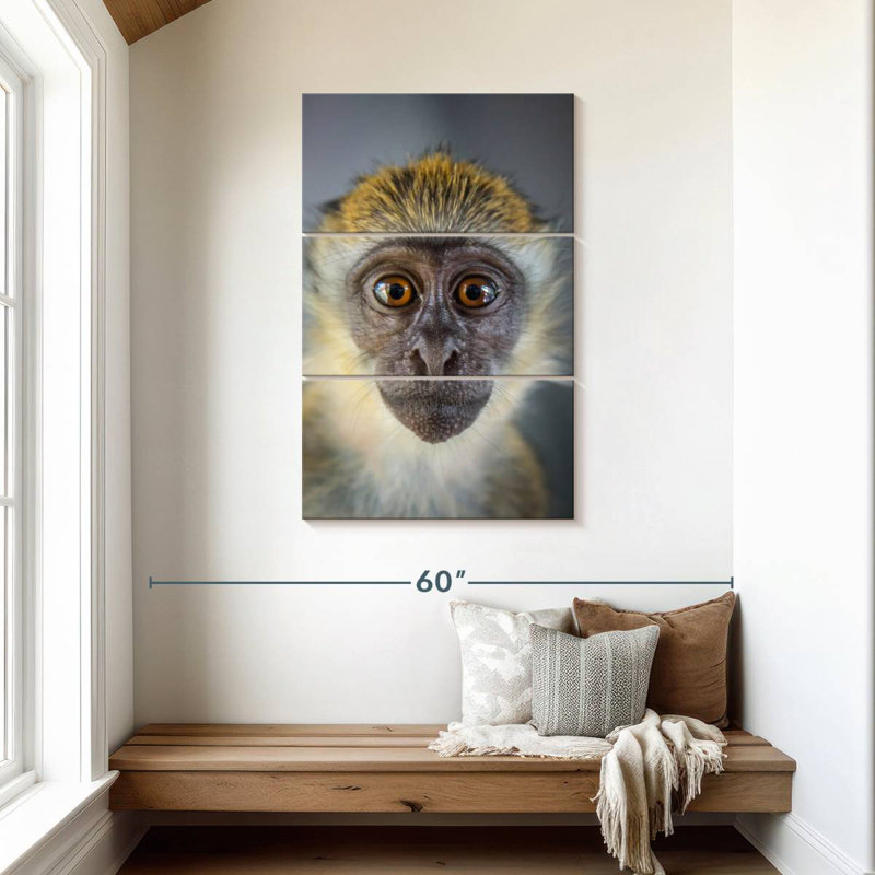 Brampt Vervet Monkey, 45" H x 28" W