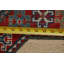Geometric Kazak Round Area Rug 5x5