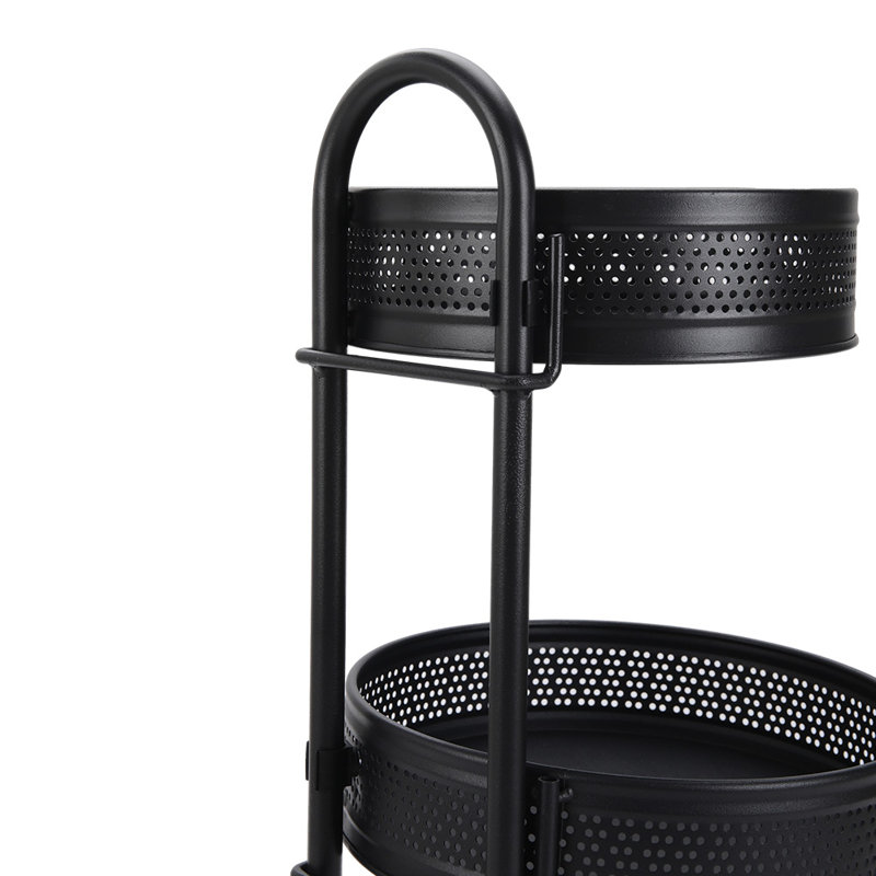 Hayons Freestanding Spice Rack, Black