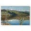 Paysage de lac avec fleurs blanches - Inconnu (monogramme E / A) - Toile tendue avec châssis - 1899-536358116