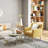 Round Nesting Coffee Table Set Of 2, Modern Side End Tables With Marble Pattern And Metal Frame, Modern Coffee Table With Hidden Compartment For Living Room, Apartment, Office-109723231